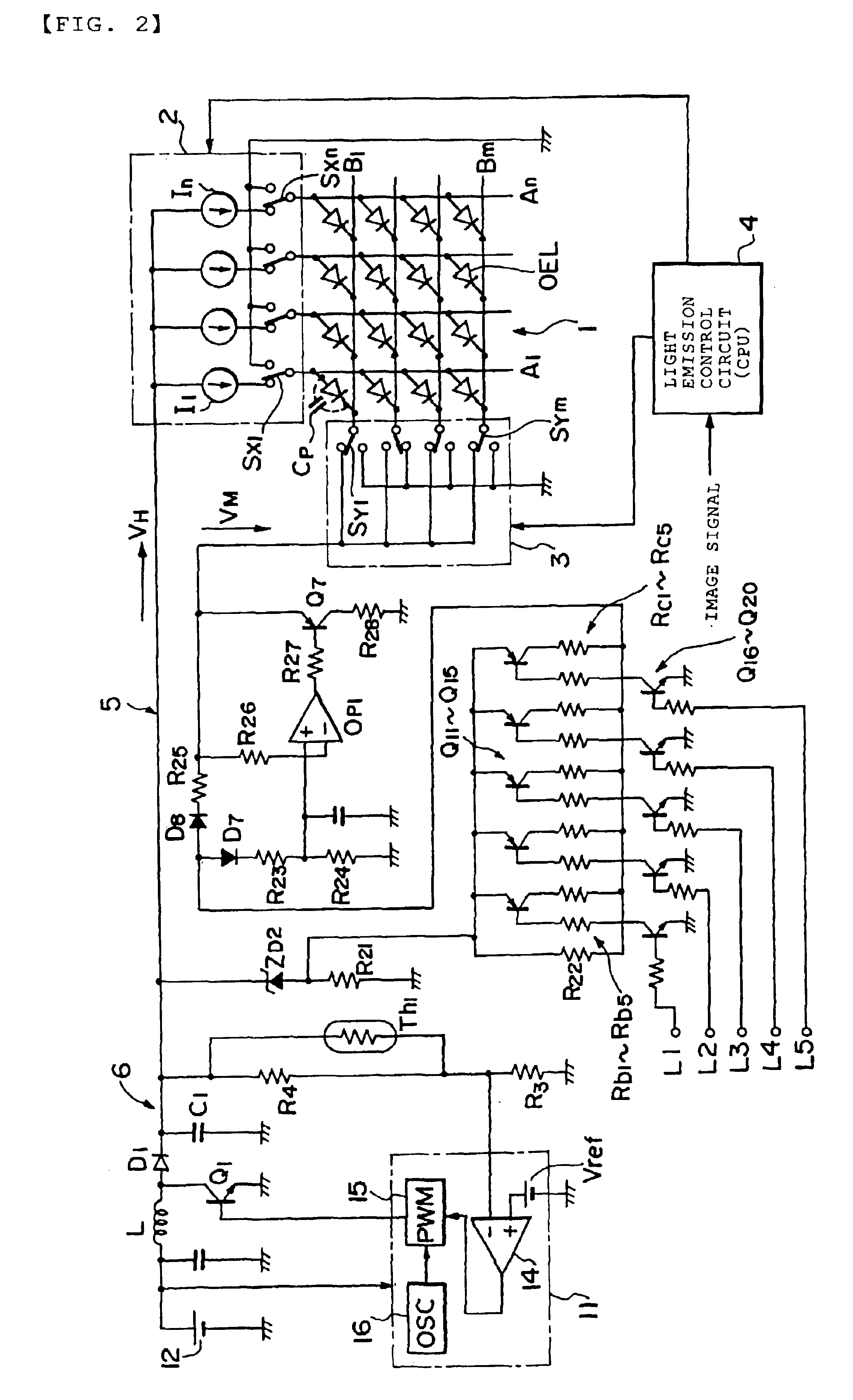 Drive method of light-emitting display panel and organic EL display device