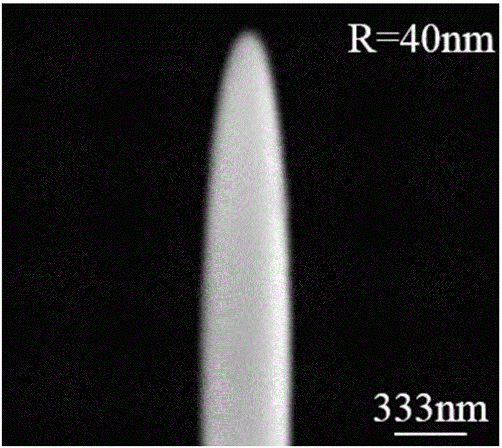 Preparation apparatus and method of ultra-low roughness tungsten probe