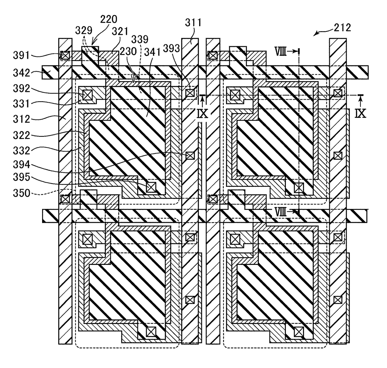 Light emitting element display device