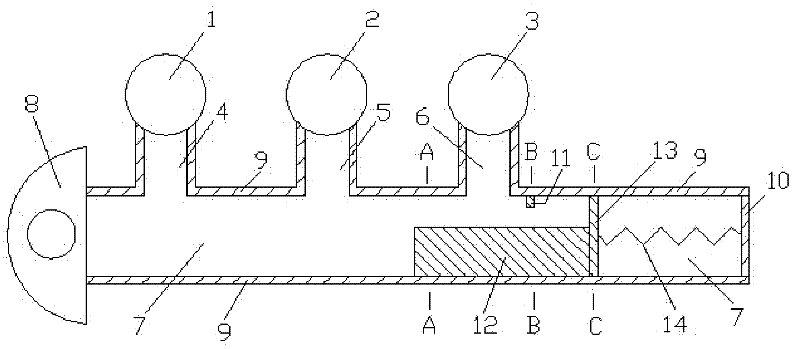 Turbocharger system with movable body arranged in air exhaust pipe