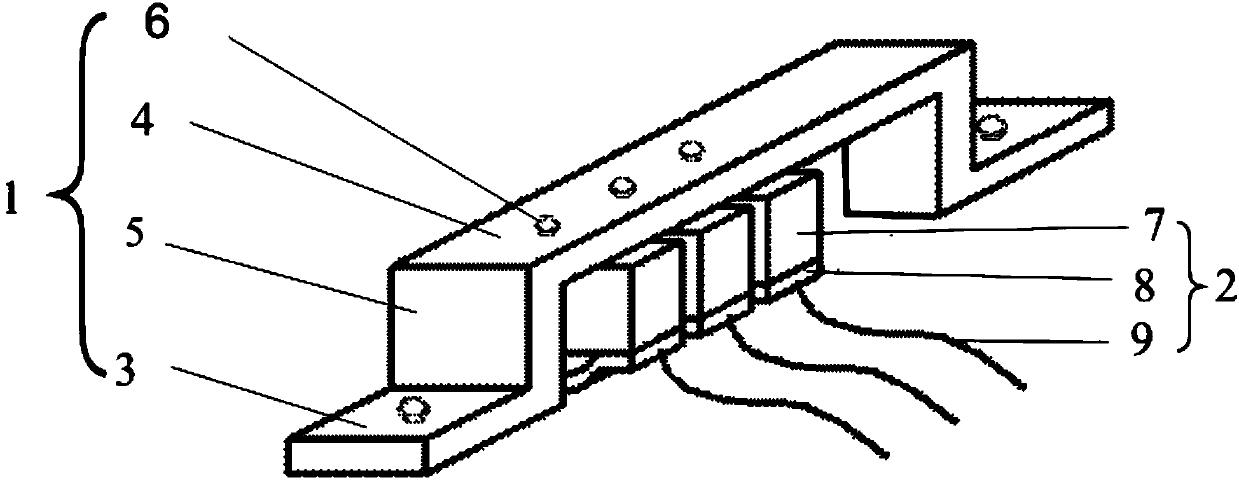 Convenient joint for four-probe method resistance measurement