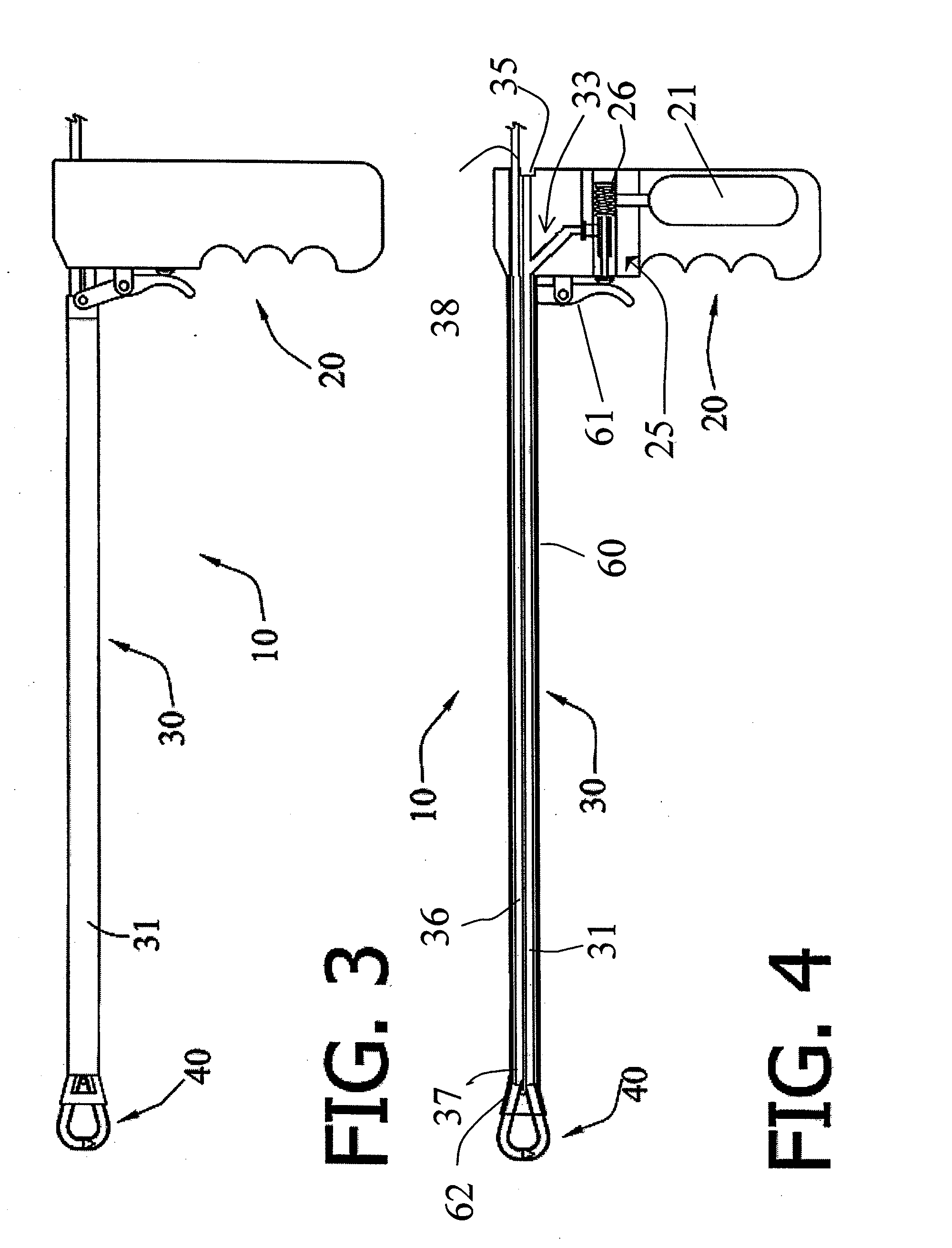 Suture material for pneumatic suture instrument