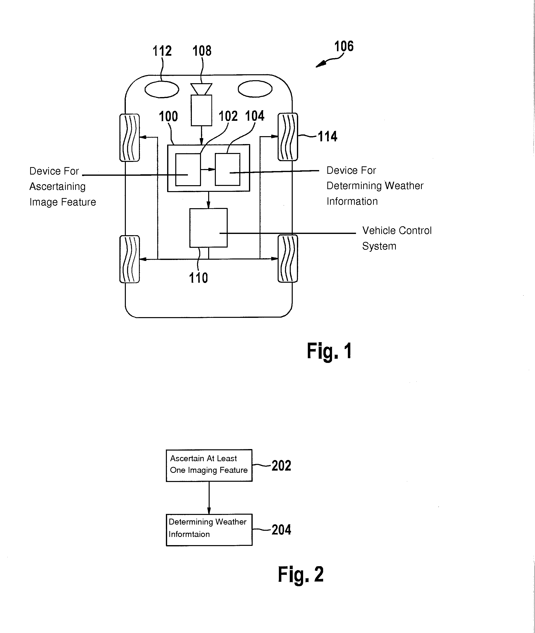 Method and control unit for recognizing a weather condition in the surroundings of a vehicle