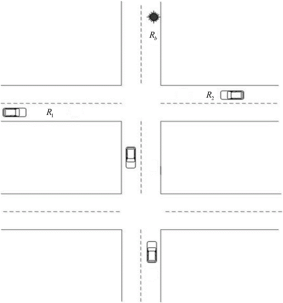 Method for optimizing transmission relay node of vehicular network emergency security message