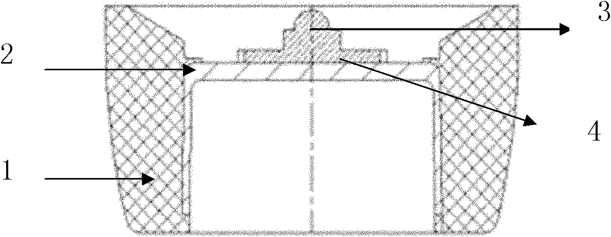 Heat-conducting thermosetting molding composite material and application thereof