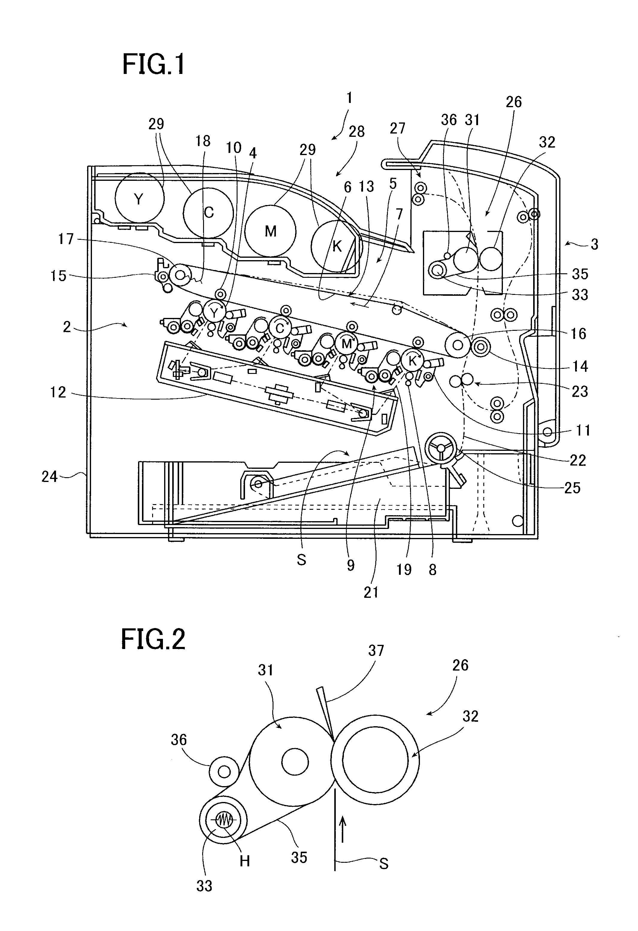 Reflection type optical sensor and image generation apparatus