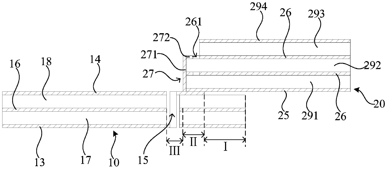 Millimeter wave active antenna unit and inter-PCB (Printed Circuit Board) interconnection structure