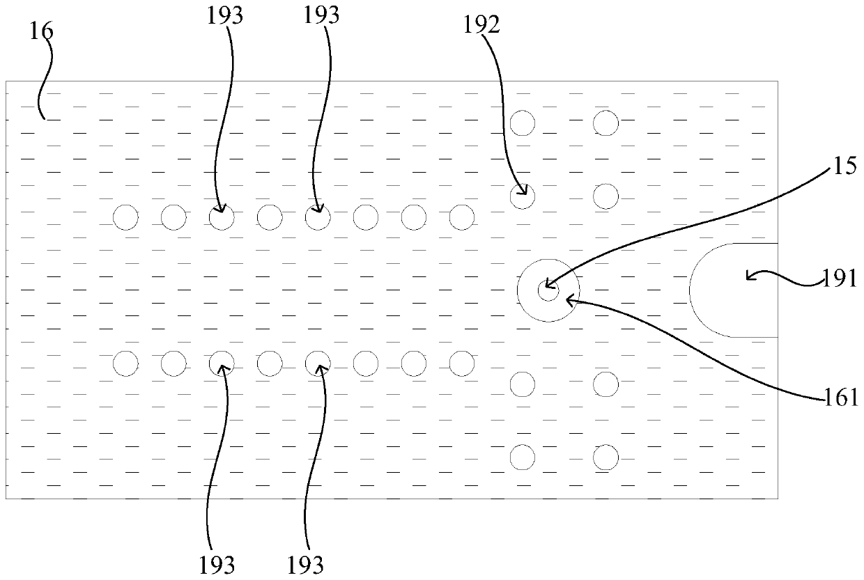 Millimeter wave active antenna unit and inter-PCB (Printed Circuit Board) interconnection structure