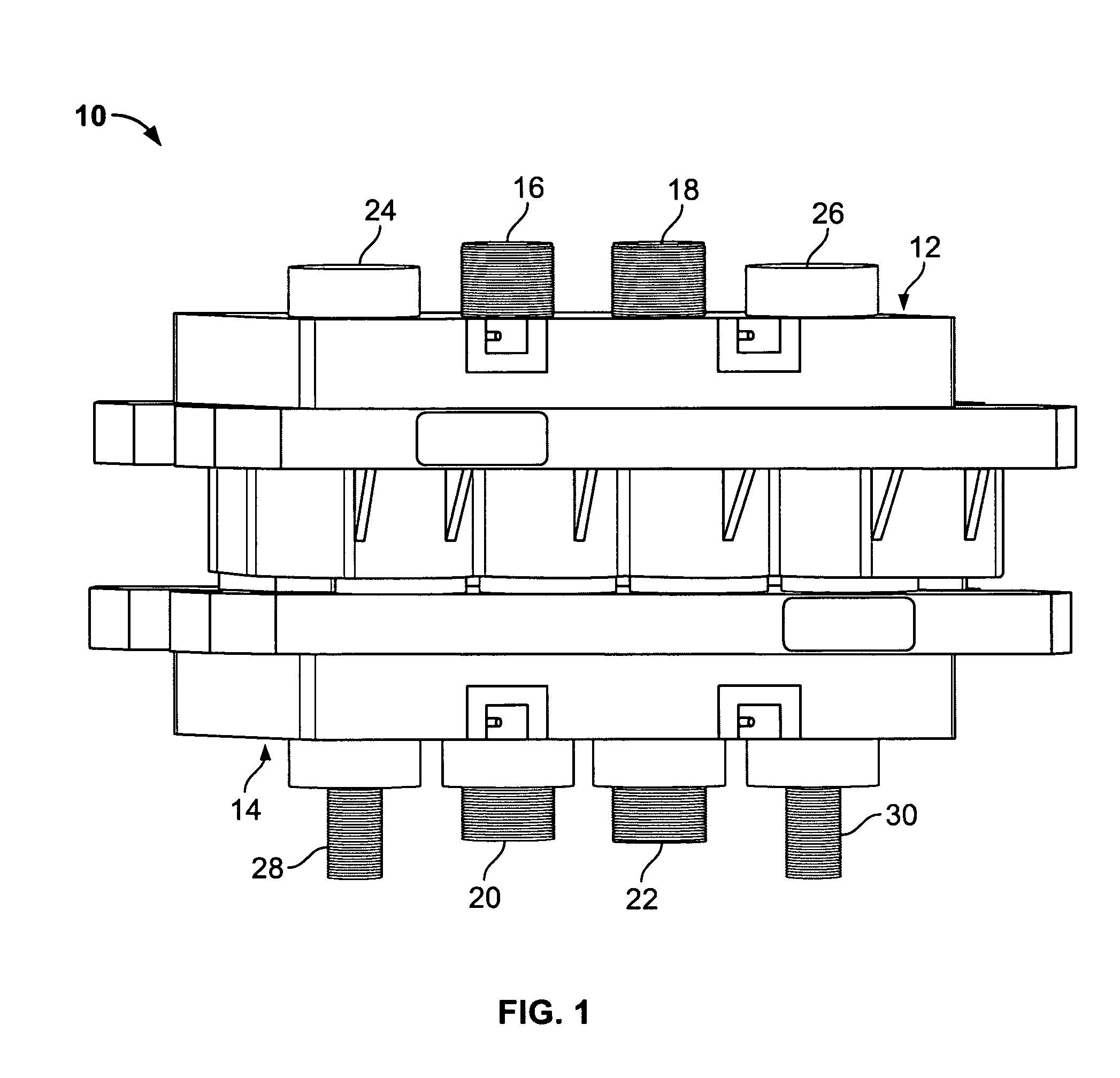 Electrical connector having a fluid coupling