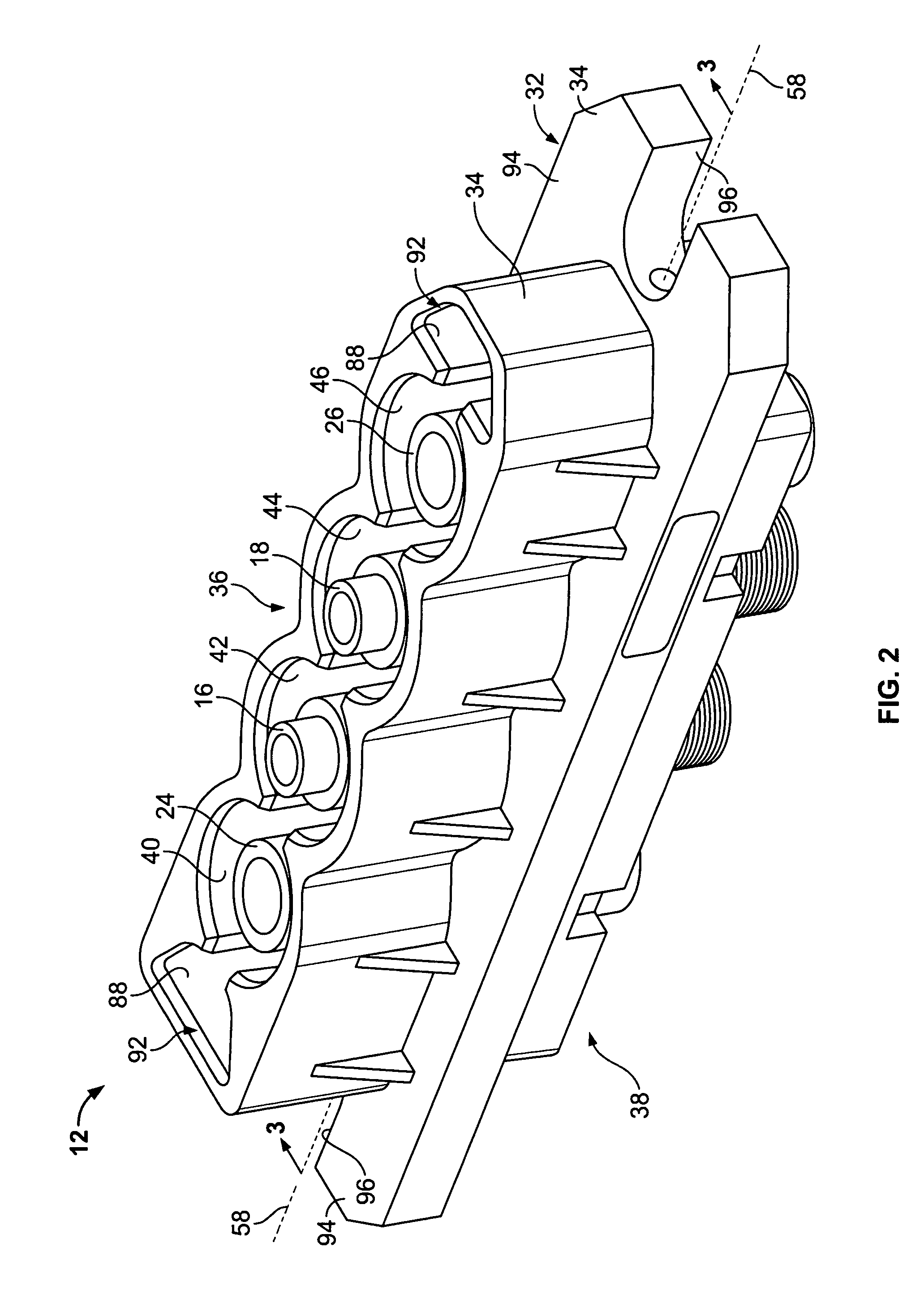 Electrical connector having a fluid coupling