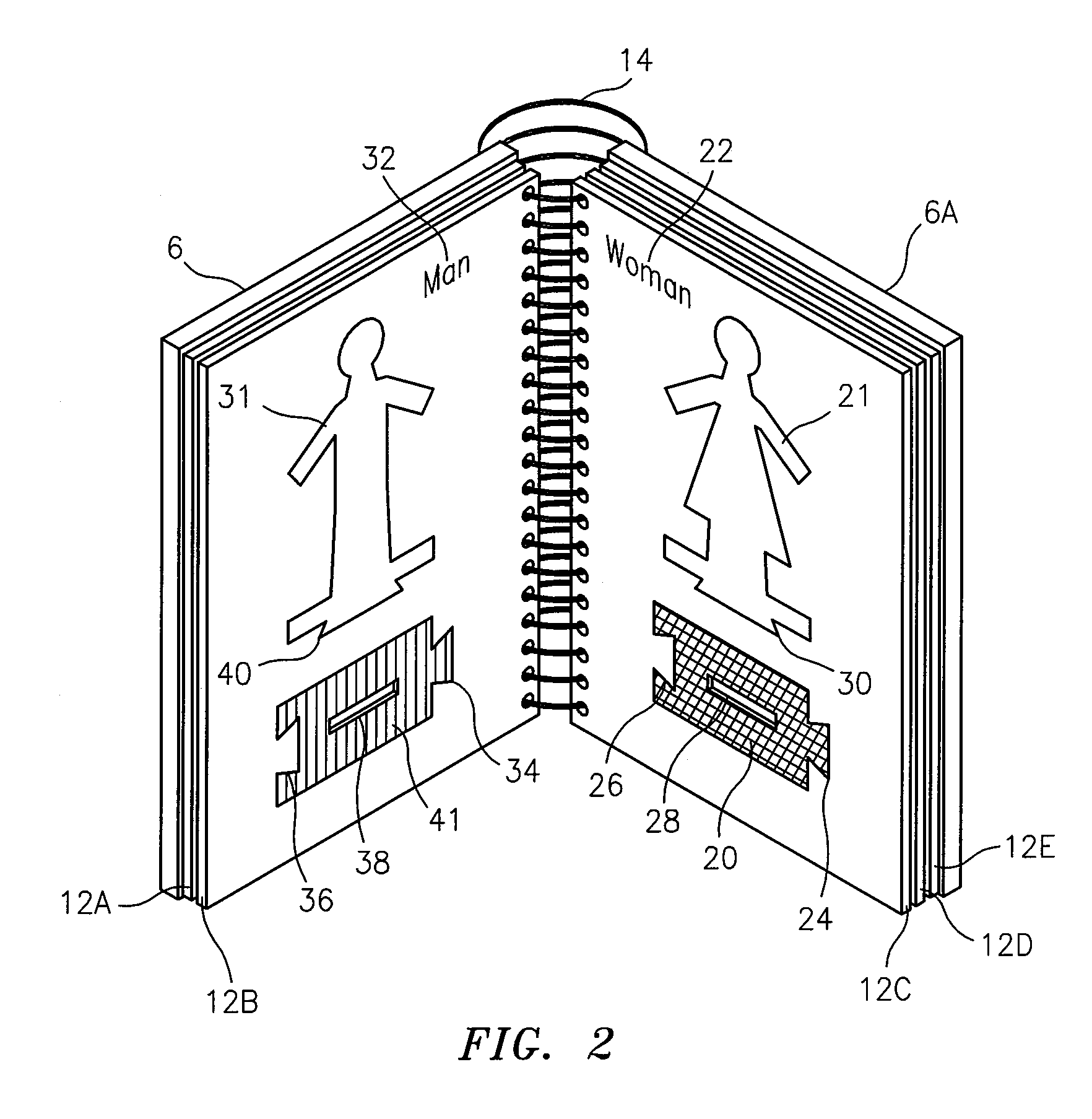 Book with interactive element