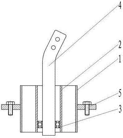 Fixed seat of suction arm used for welding smoke dust purifier