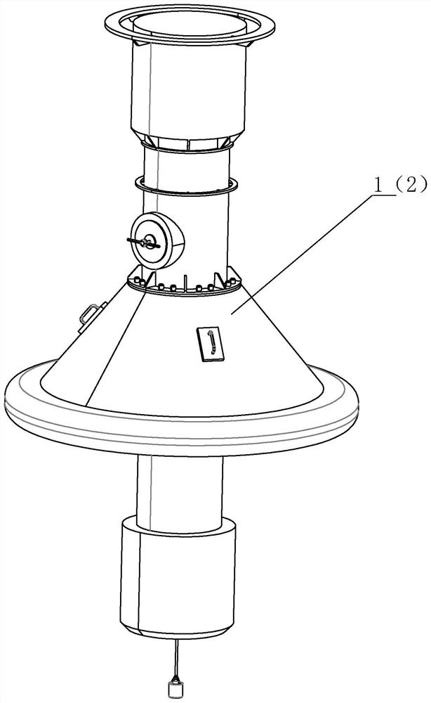 Equipment and method for detecting acid rain pond based on mathematical positioning method