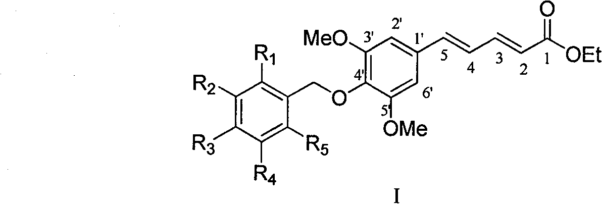 4'-substituted benzyloxy-phenyl butadiene derivatives and preparation and uses thereof