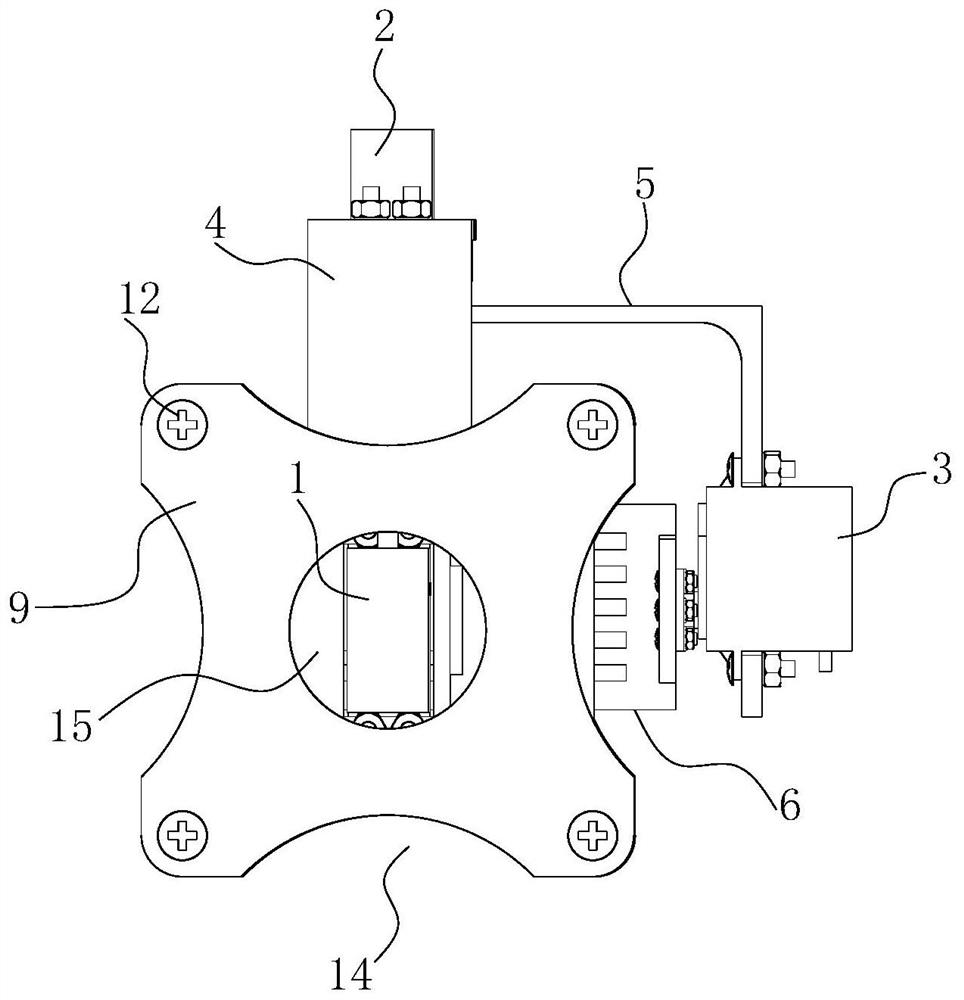 Three-axis stable pan/tilt of unmanned aerial vehicle