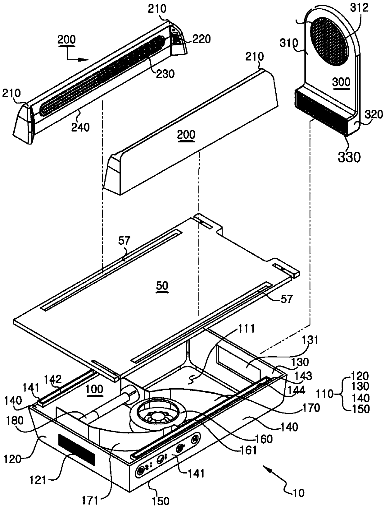 Pet healthcare device with antibacterial and sterilizing system