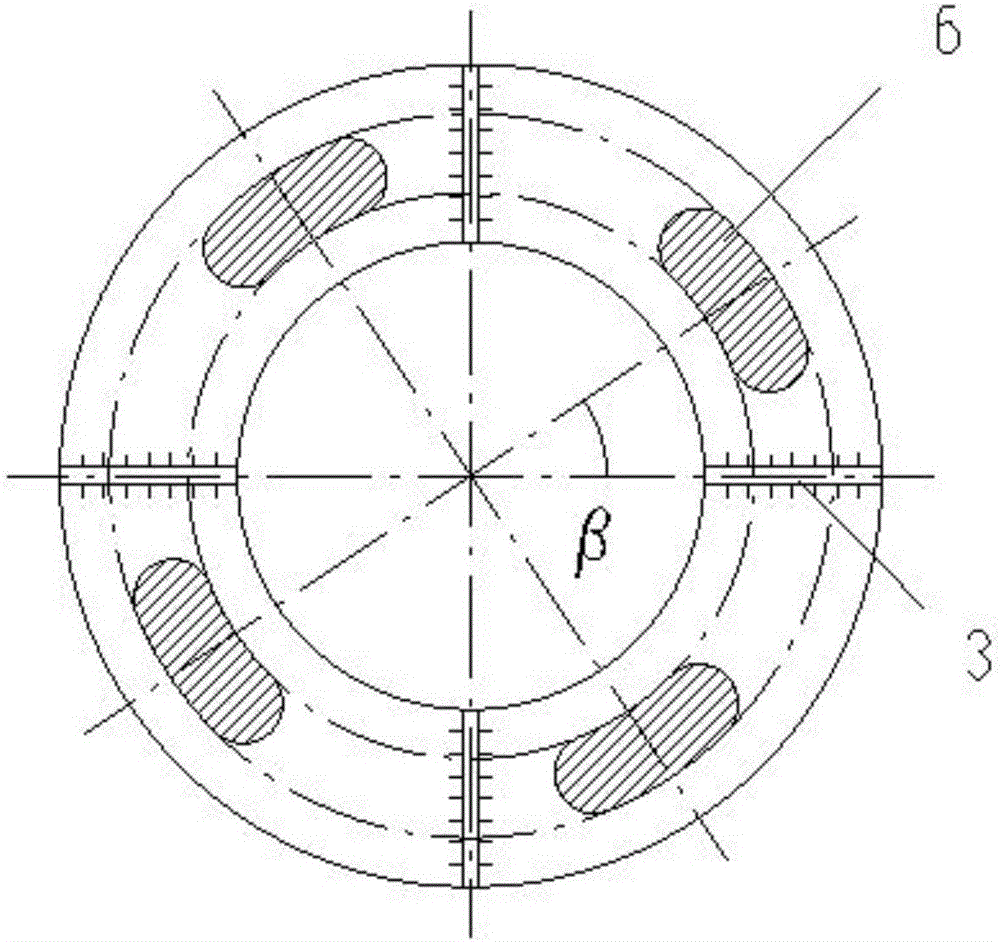 Automatic-rectifying zero-error foundation bolt flanged connection structure