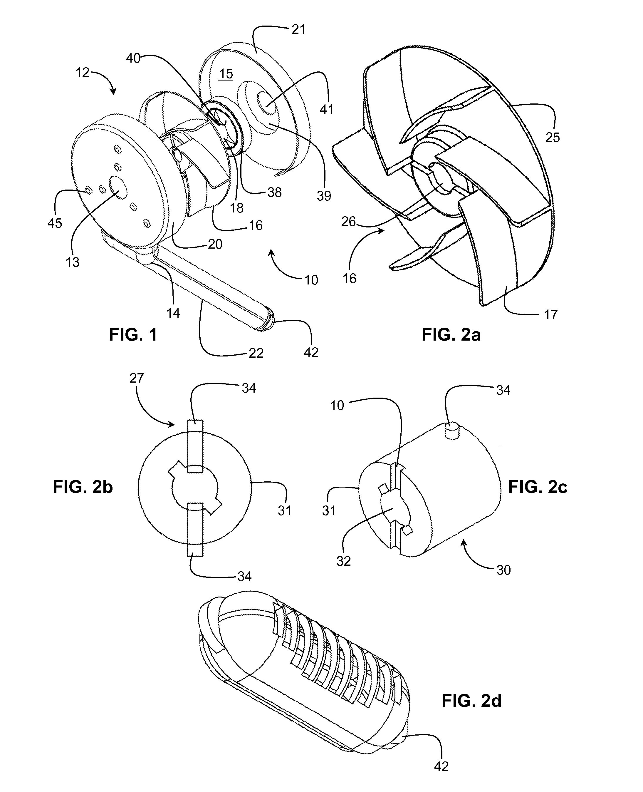 Dust extraction device for a rotary power tool