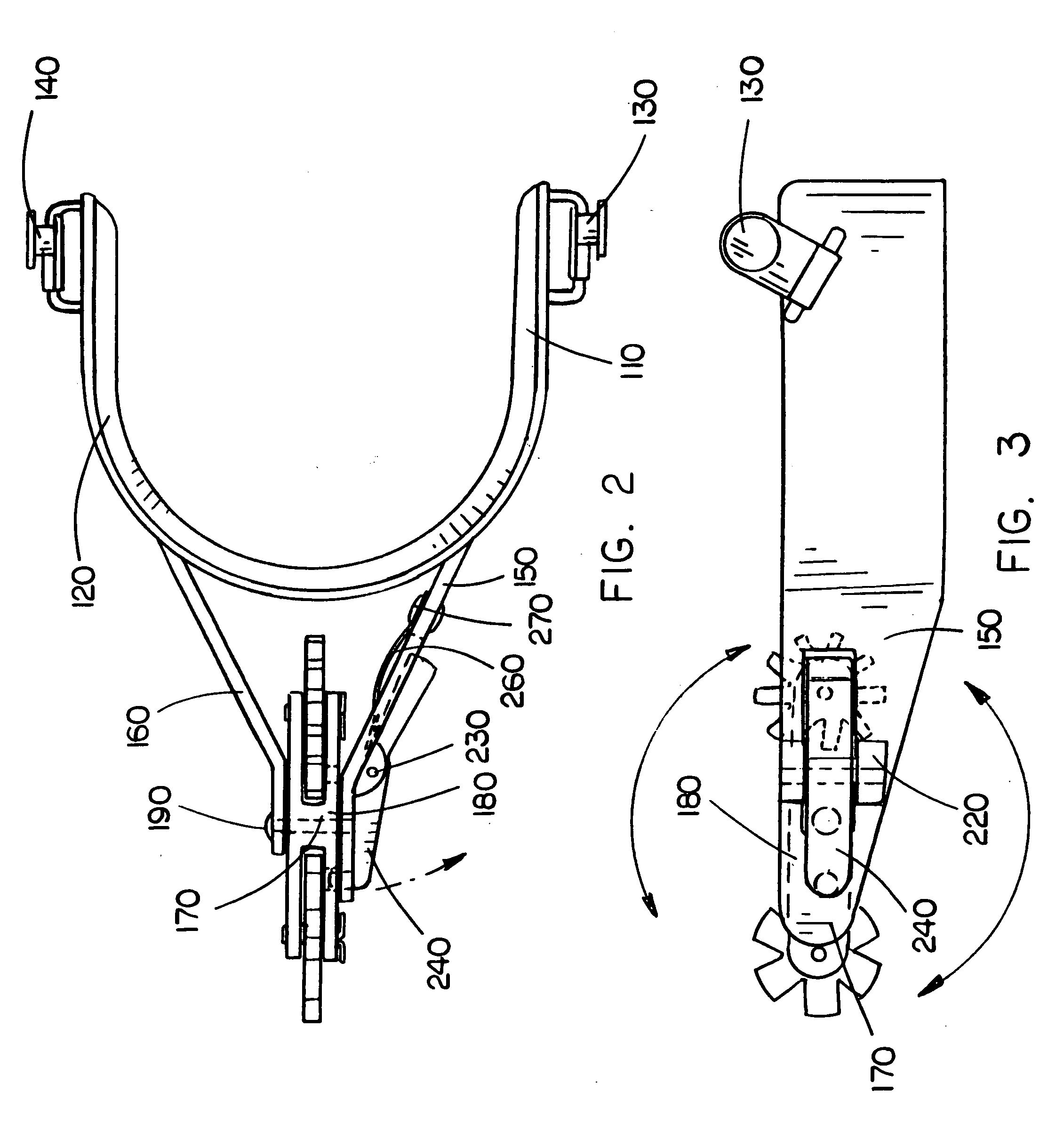 Multiple rowel spur