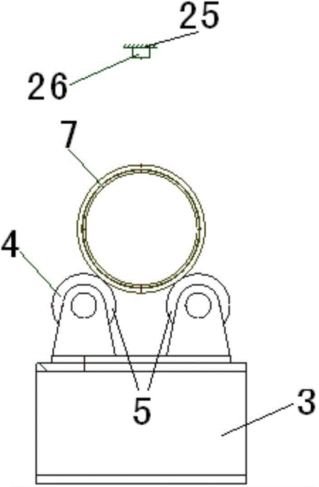 Grinding equipment used for automatically grinding cast tube bell ends