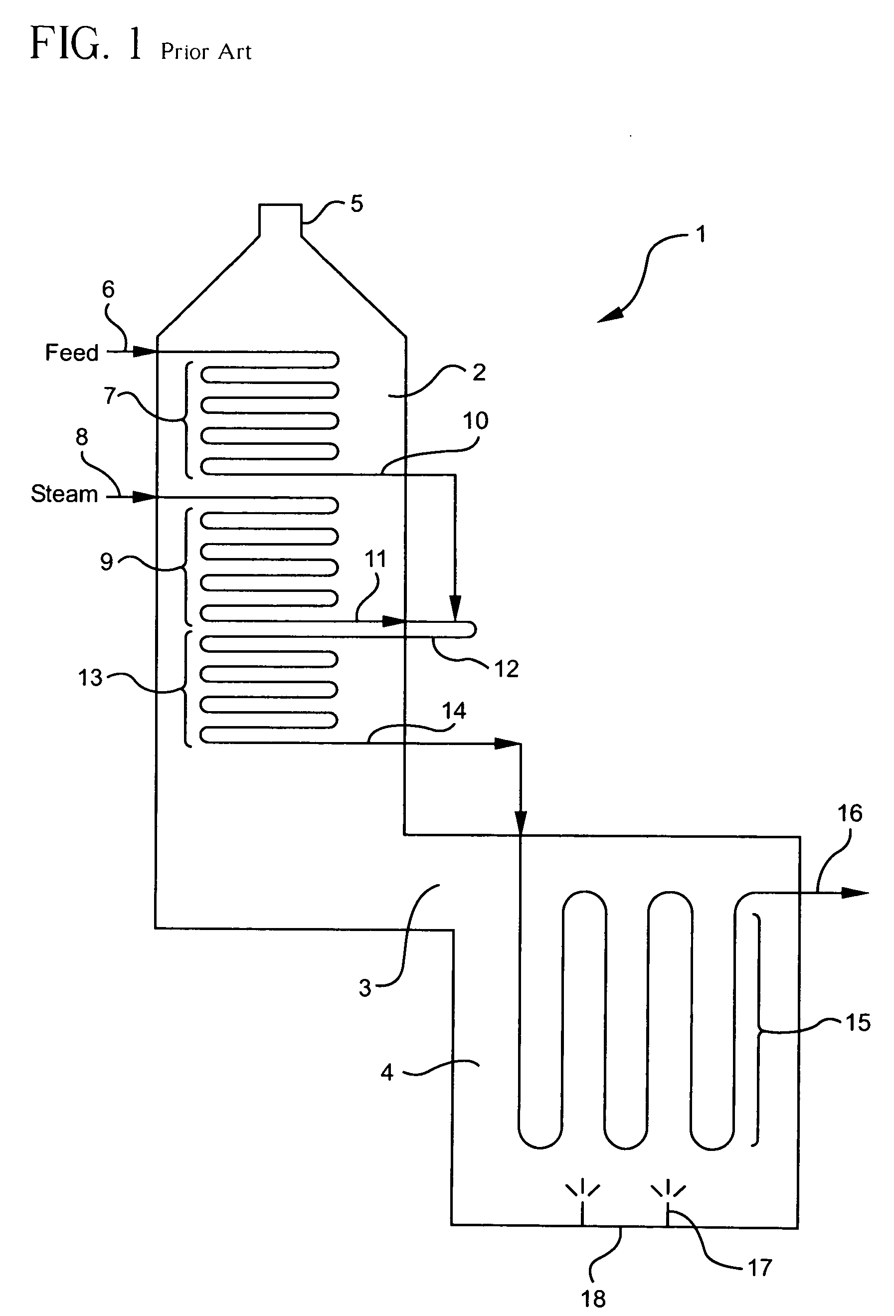 Method for reducing coke and oligomer formation in a furnace