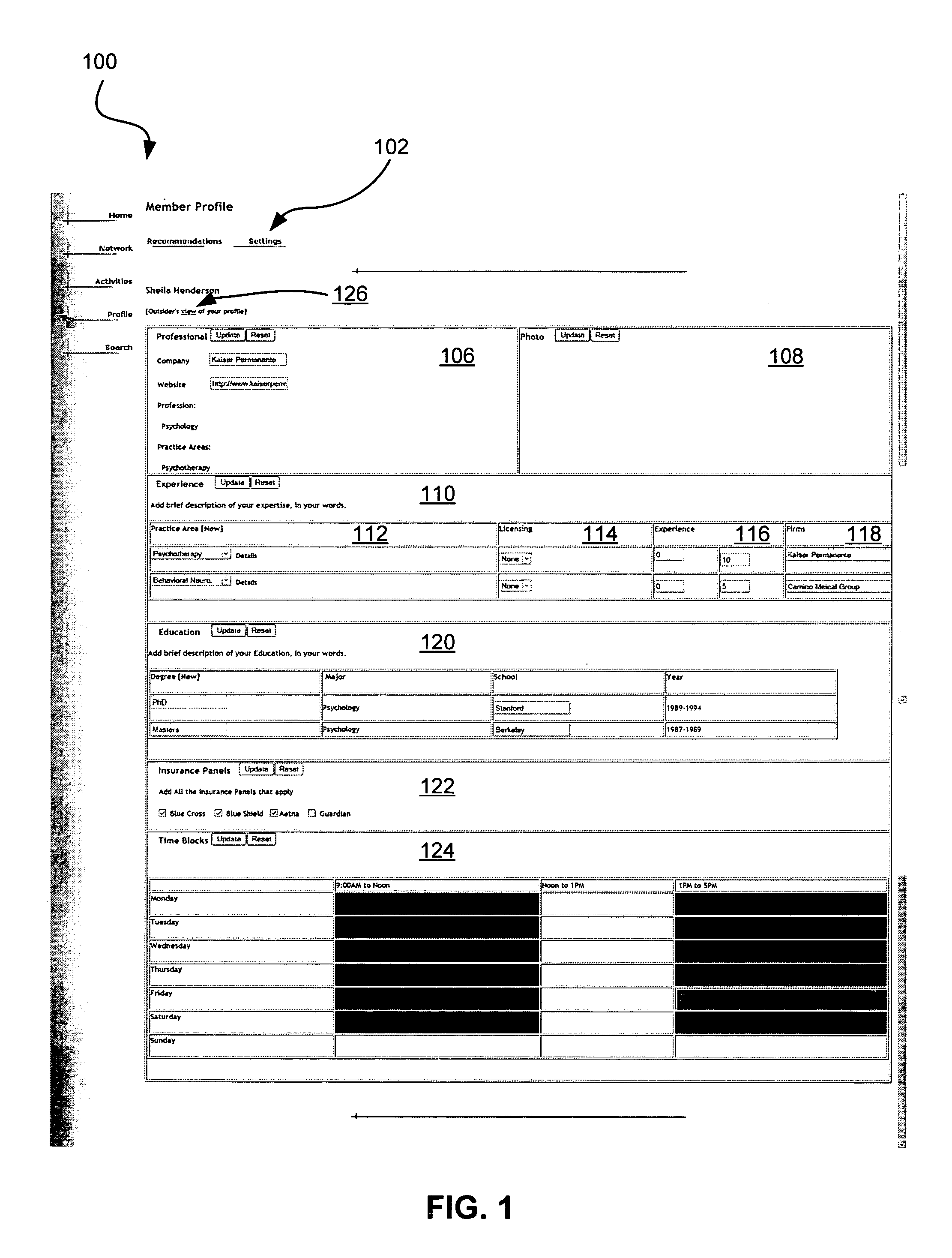 System and method for online professional services networks