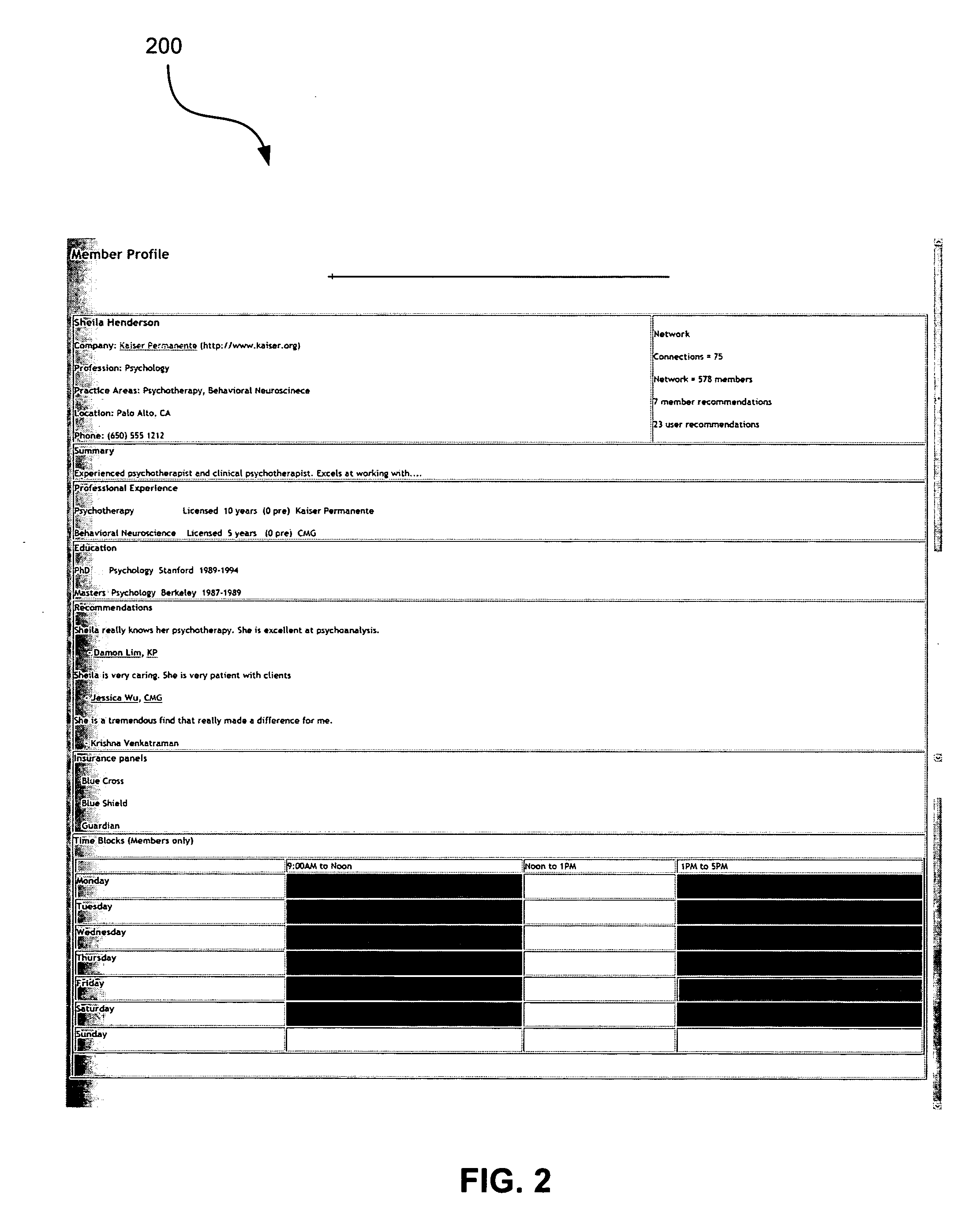 System and method for online professional services networks