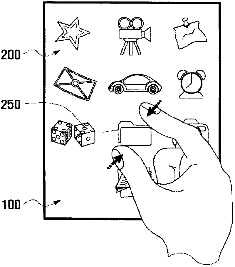 Object management method and apparatus using touchscreen