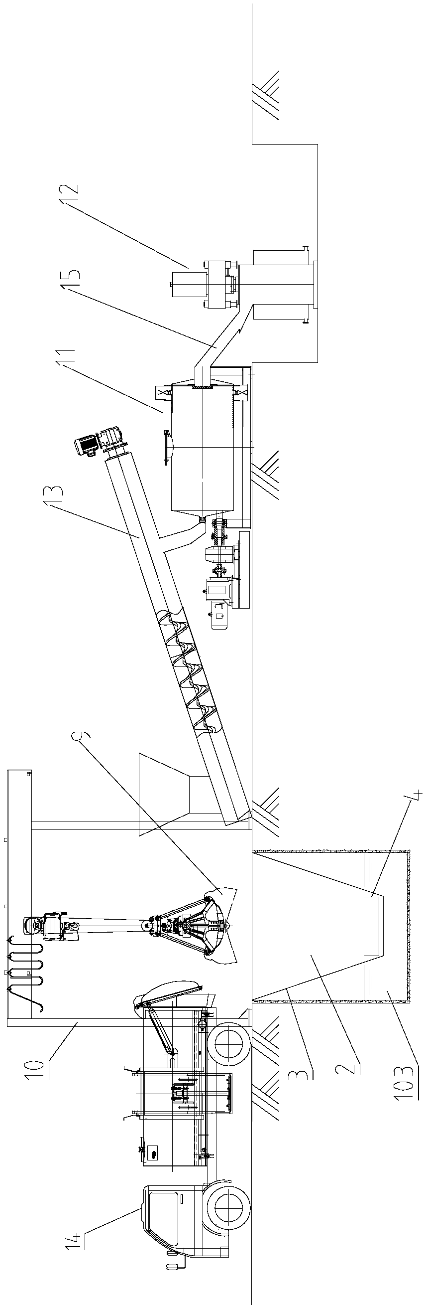 Kitchen waste pretreatment system and process