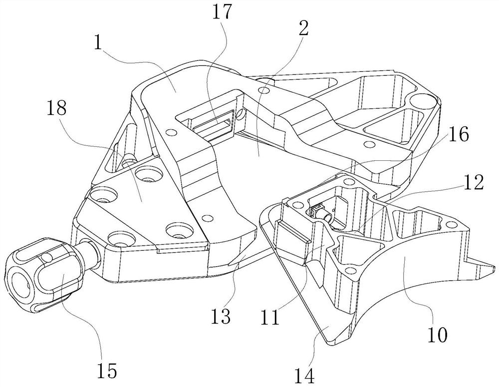 Surveying and mapping equipment quick disassembly and assembly connector for unmanned aerial vehicle