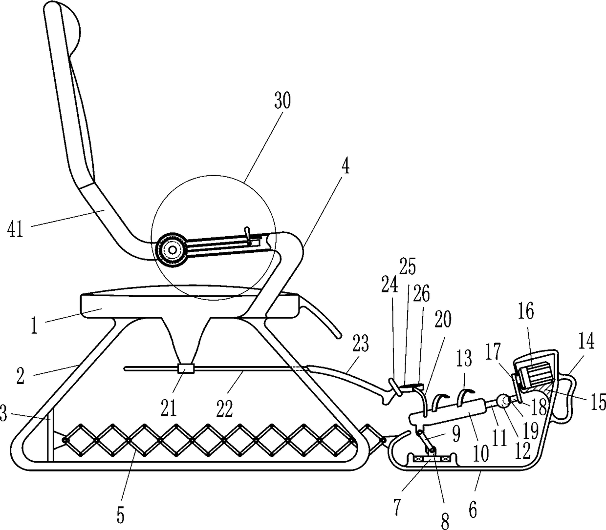 Orthopedic ankle joint exercising device