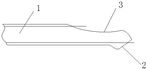 Needle cavity used for anesthesia puncture needle