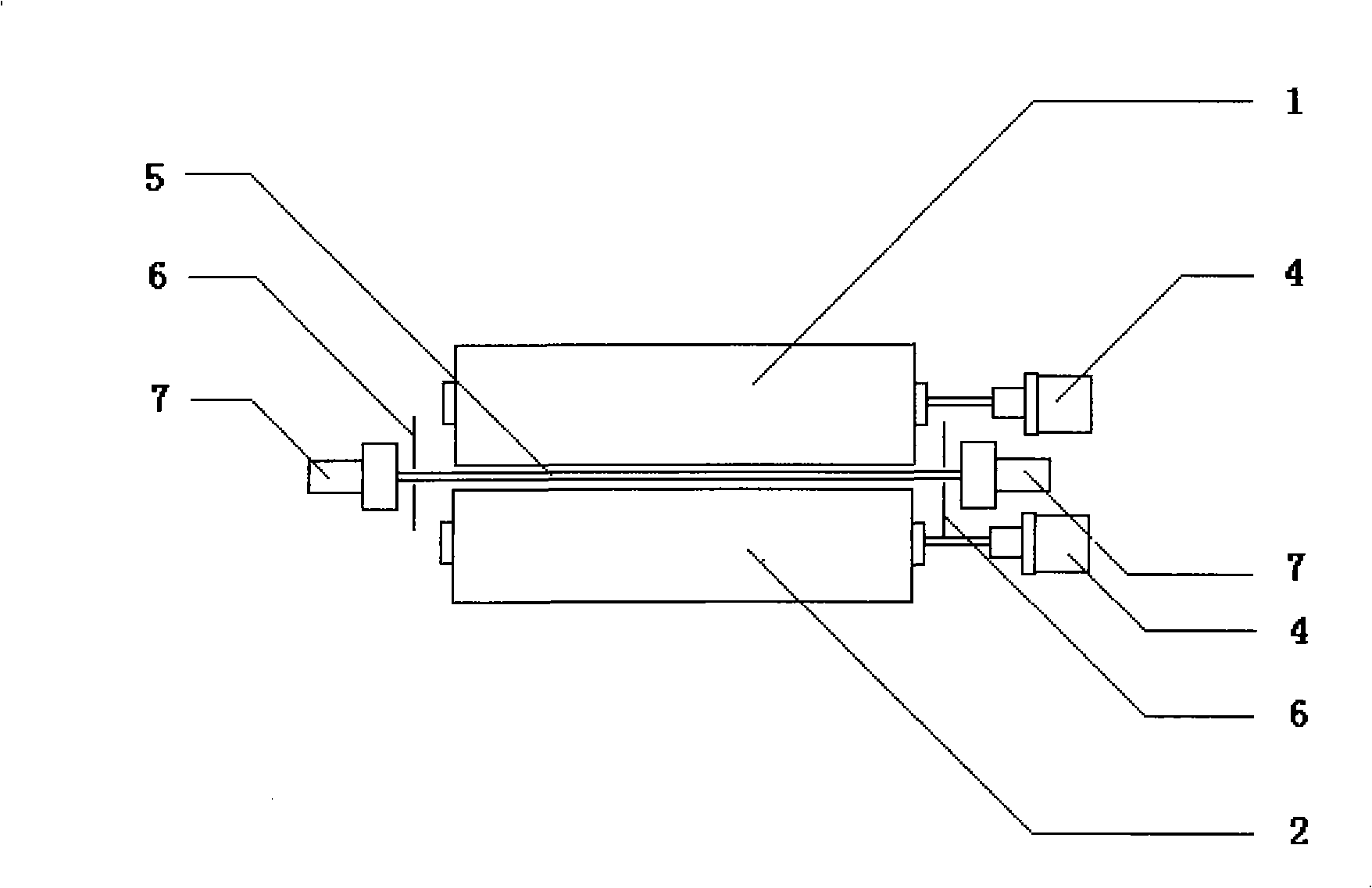 Equipment for separating mesocarp and oil gland layer of orange peel