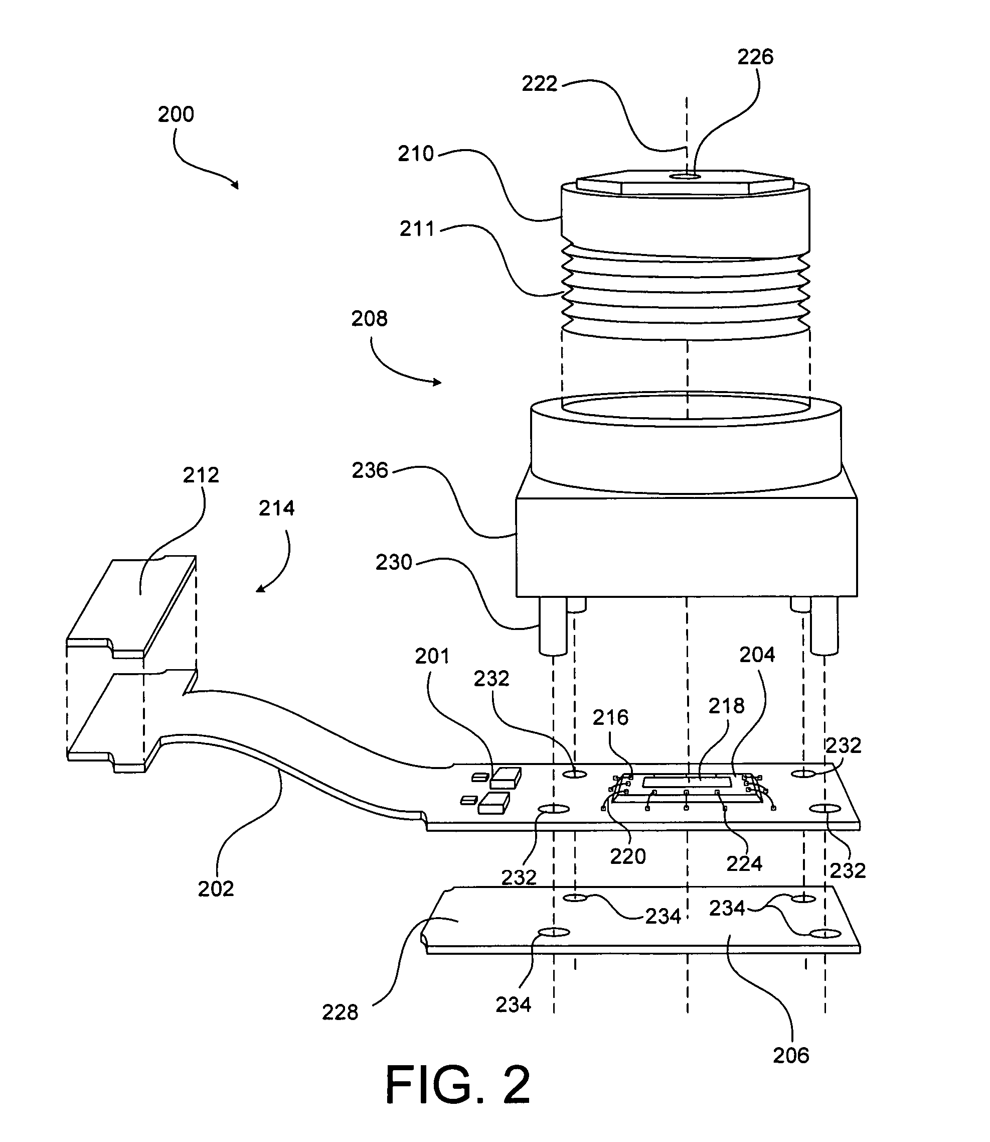 System and method for mounting an image capture device on a flexible substrate