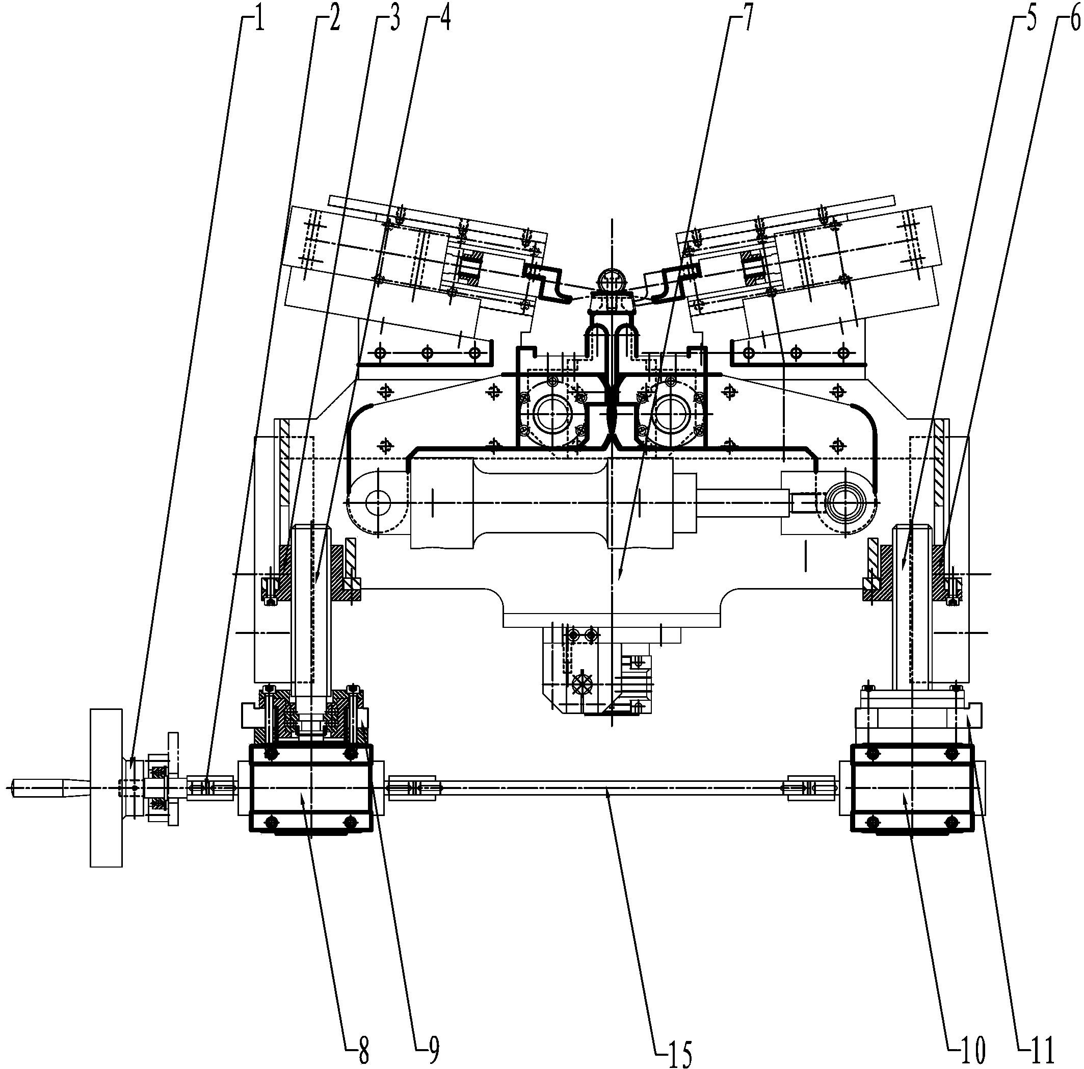 Lifting mechanism of steel bar truss bending component