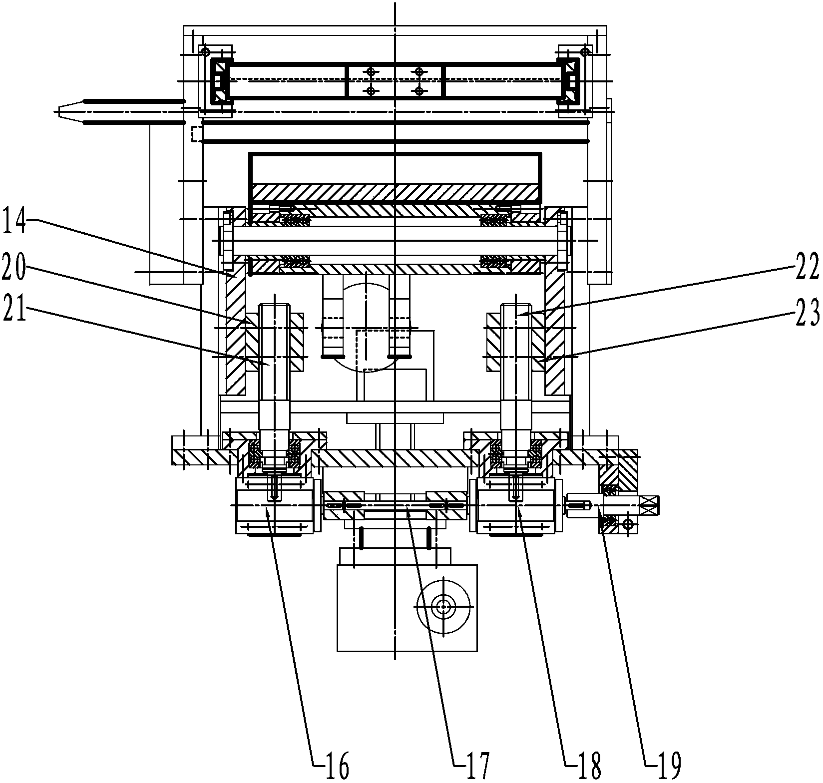 Lifting mechanism of steel bar truss bending component