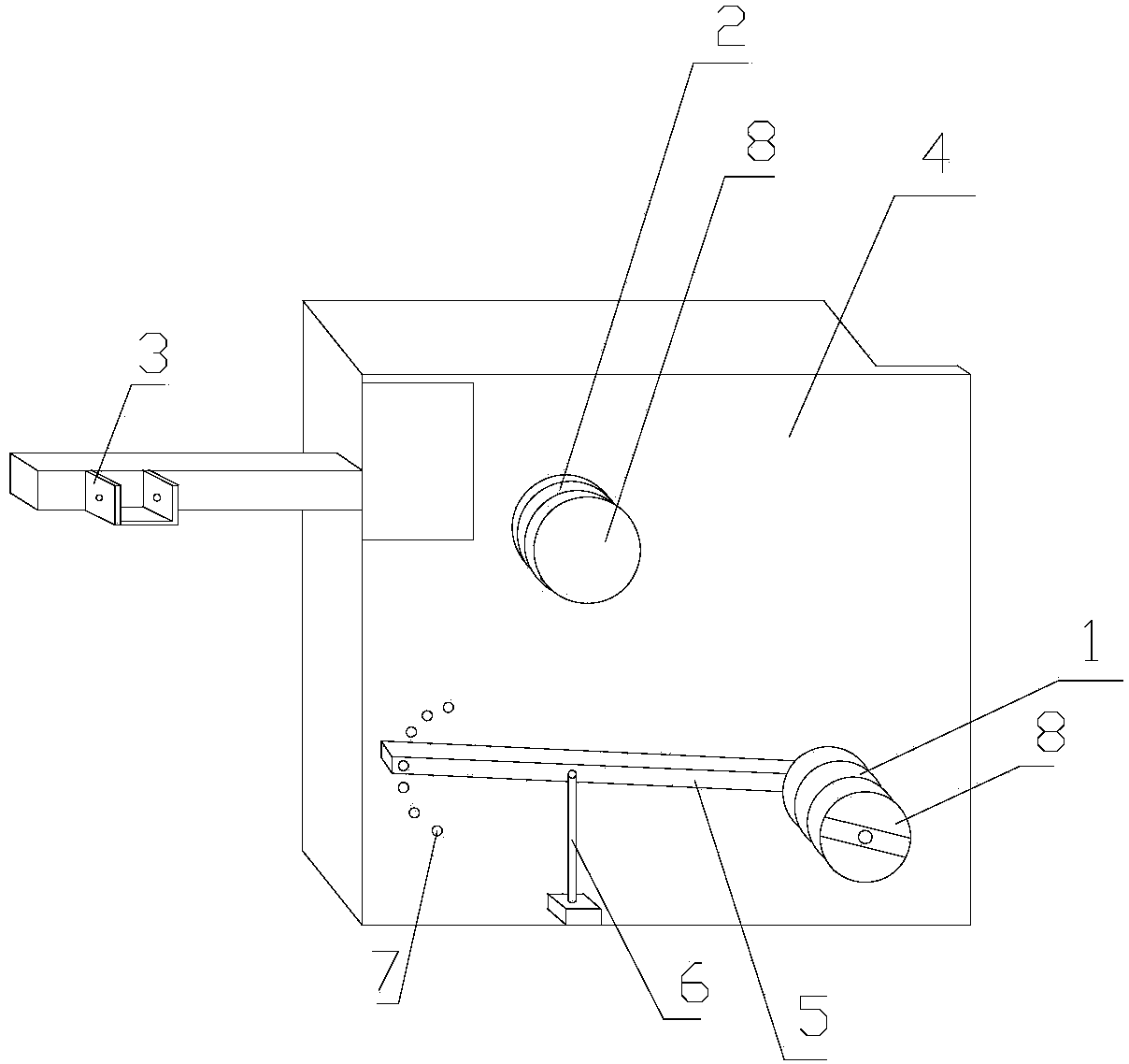 Cable straightening machine