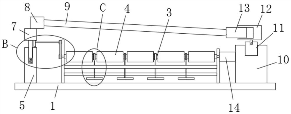 Express sorting device convenient to operate