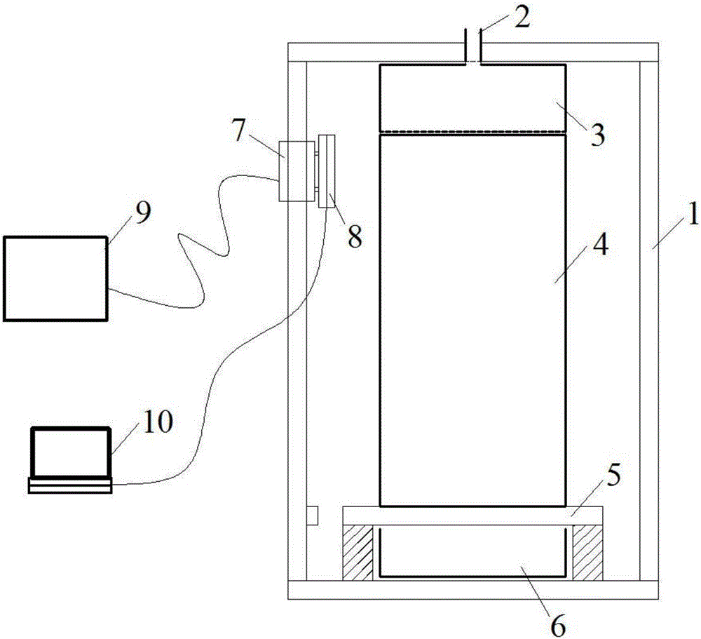 Rock mass seepage path observation device based on isotopic tracing technology and application method thereof