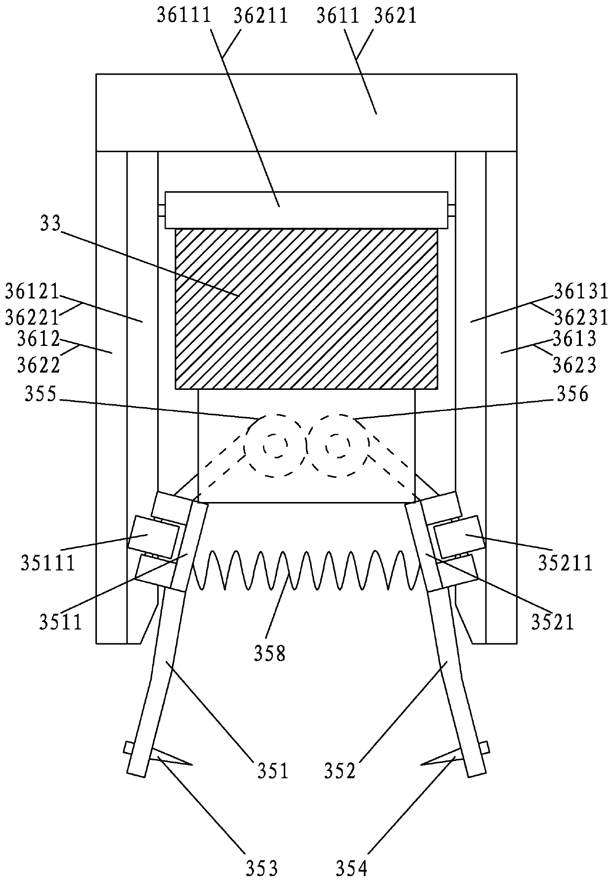 Pleurotus eryngii production device and production technology