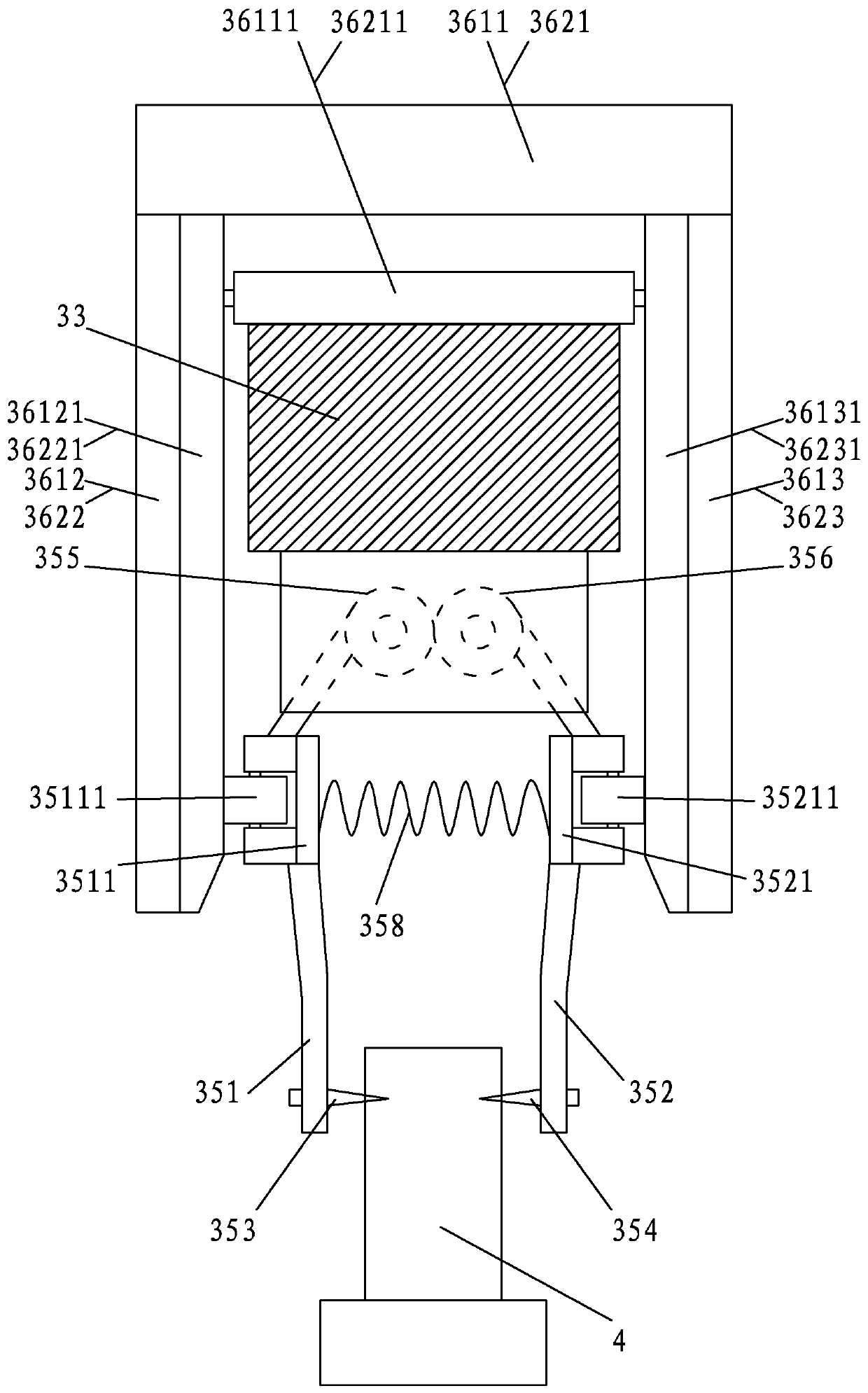 Pleurotus eryngii production device and production technology