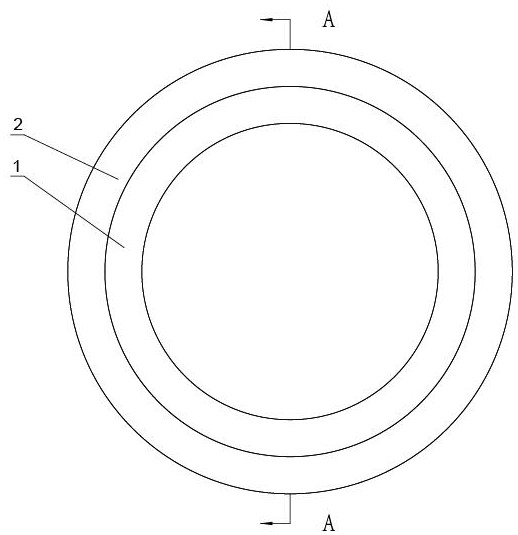 Grease lubrication two-way thrust conical sliding bearing