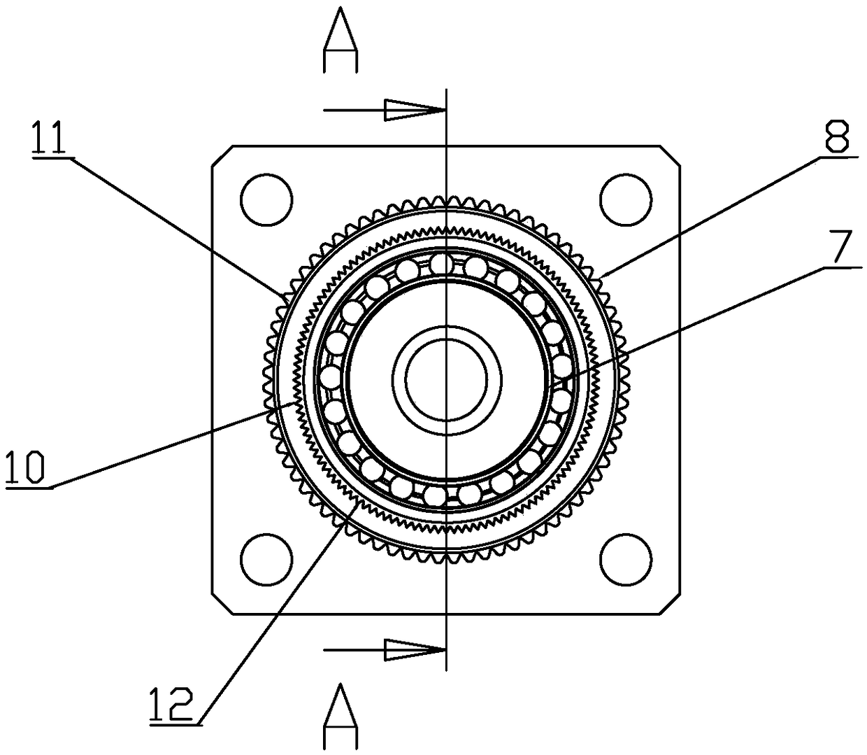 Micro harmonic speed reducer