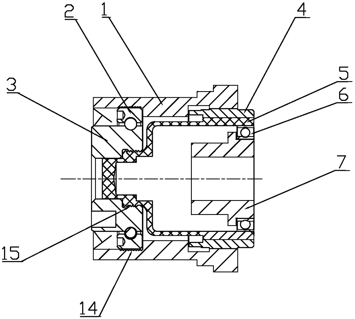 Micro harmonic speed reducer