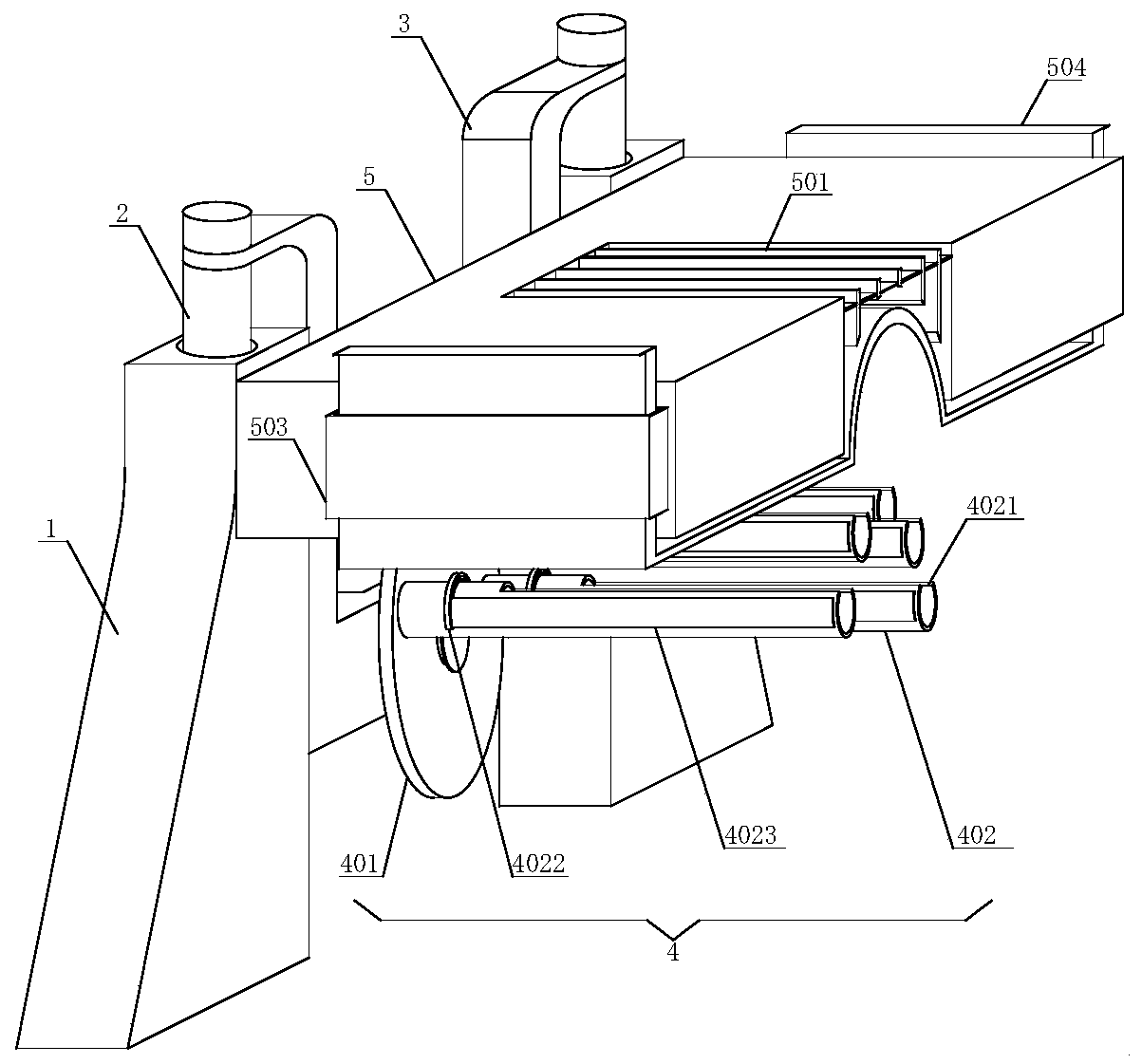 Circulation planting device in greenhouse for agricultural production