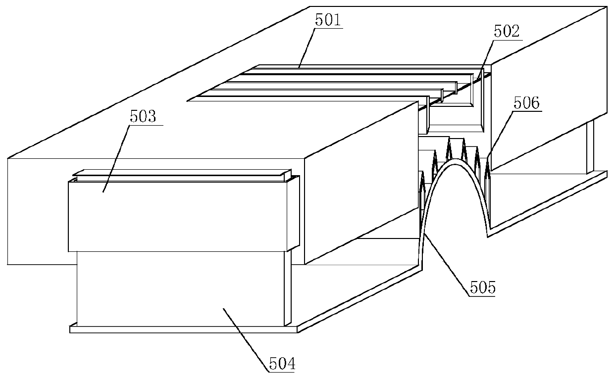 Circulation planting device in greenhouse for agricultural production