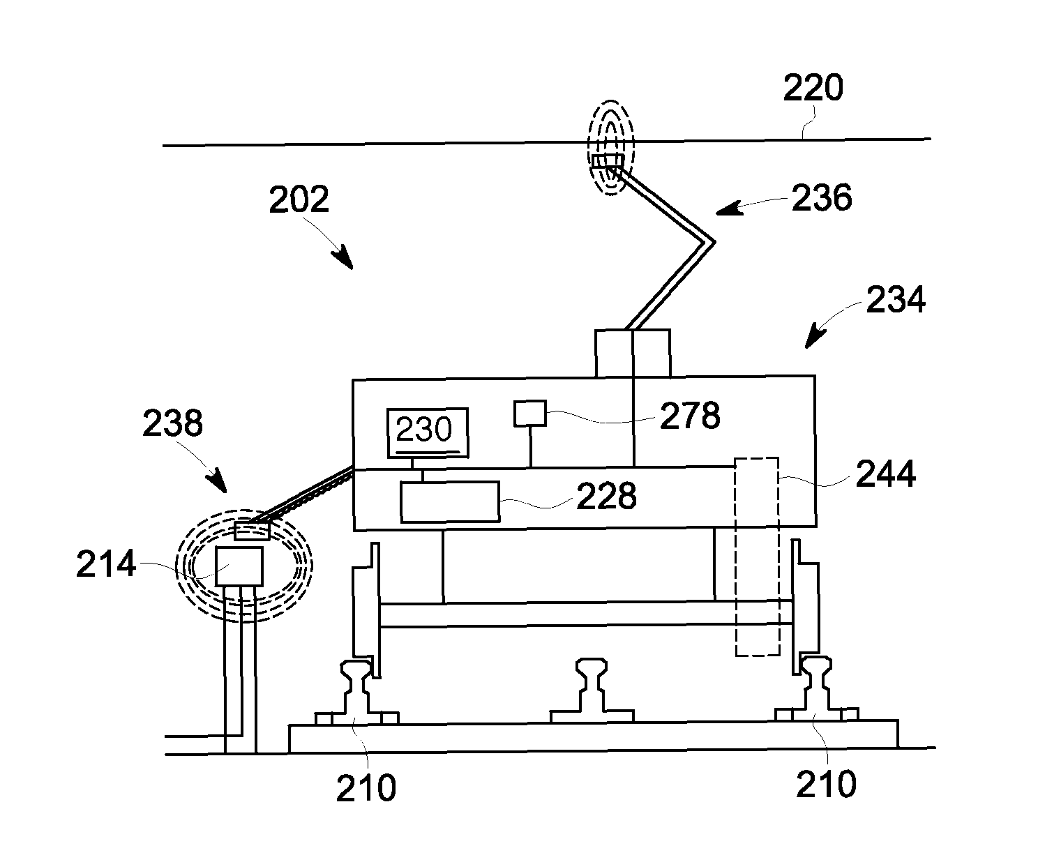 Communication system and method for a rail vehicle consist