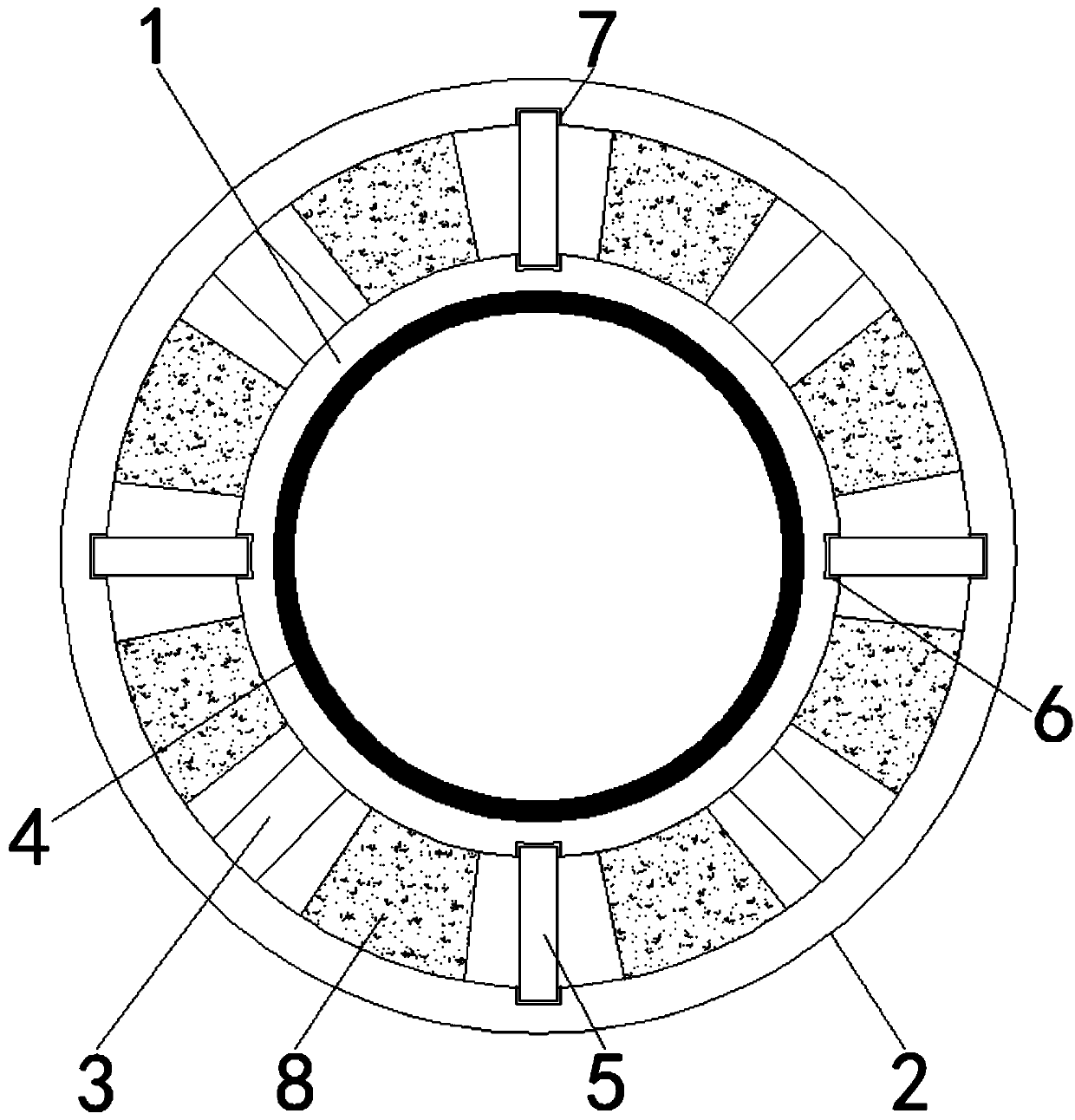 Damp-proof and fire-resistant CPVC cable protection tube