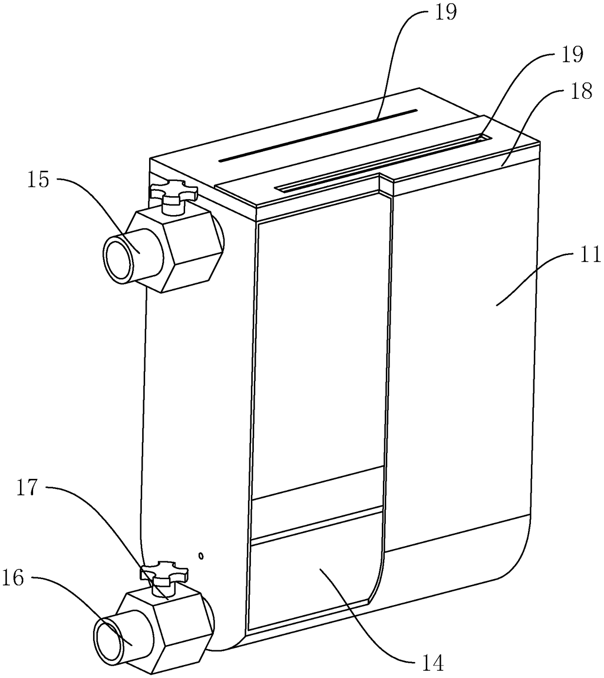 Packaging paper sterilization device for filling machine