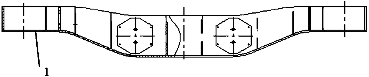 Automatic assembling and locating method of railway vehicle side frame spring case